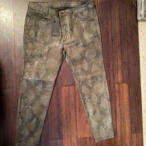 Zara Camouflage Skinny Jeans